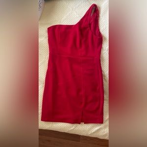 Red cocktail dress
